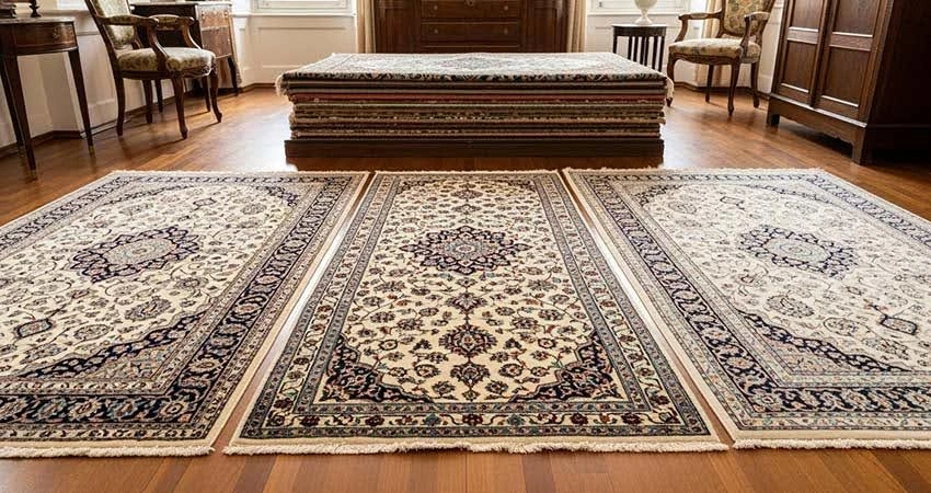 عوامل مؤثر بر قیمت فرش دستباف اصفهان؛ از طرح و رنگ تا نوع بافت و جنس نخ