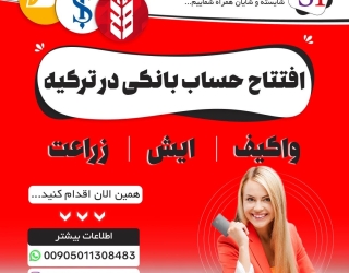 افتتاح حساب بانکی در ترکیه 