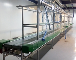 نوار نقاله مونتاژ لوازم خانگی