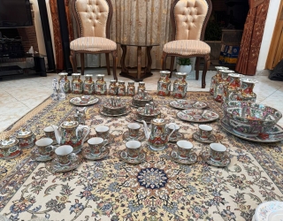 خرید و فروش ظروف گلمرغی سورمه ای و اشیاء قدیمی آنتیک 