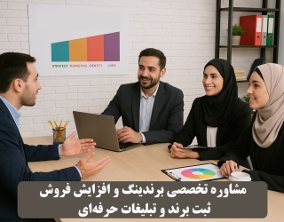 مشاوره تخصصی برندینگ و افزایش فروش | ثبت برند و تبلیغات حرفه‌ای