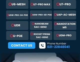 محصولات قدرتمند Ubiquiti با گارانتی پرونکسو موجود شد!