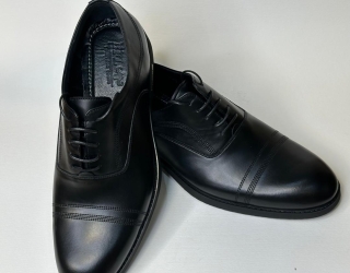 کفش رسمی مردانه بند دار چرم طبیعی مدل 1126