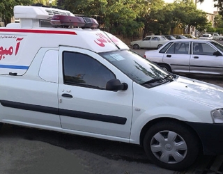 راننده آمبولانس حمل متوفی