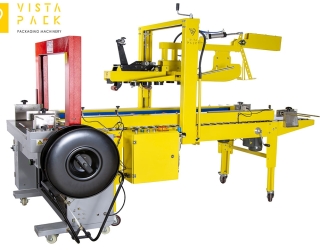 دستگاه چسب زن ویستا پک؛ سرعت، دقت و دوام