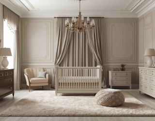 زیبایی بی‌نقص با مدل‌های رمانتیک و فلورانس: سرویس خواب نوزادی مدرن 