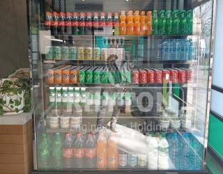یخچال ایستاده سفارشی مخصوص نوشیدنی ورستوران(ریتون شاپ)سرد،شیک،آماده سرو