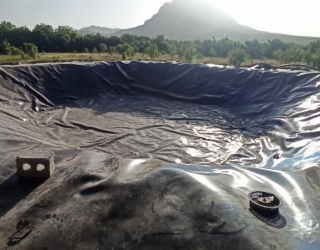 ساخت استخر پلیمری با ژئوممبران‌وتکستایل ،بدون نیازبه زیرساخت