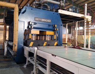 دستگاه پرس ملامینه