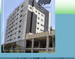 پنل پارس کریت بهترین نما برروی سازه ال اس اف