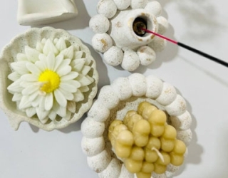 دوره فوق‌العاده آموزش ترکیبی سنگ مصنوعی و شمع‌سازی — حرفه‌ای شو