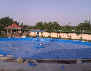 تولید استخرهای پلیمری ذخیره آب کشاورزی با ورق ژئوممبران