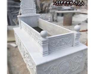 sang-mazar-sefareshi-sefid-abzar-barjeste-katibe-dar