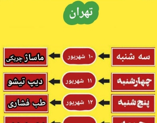 دوره های حضوری تهران