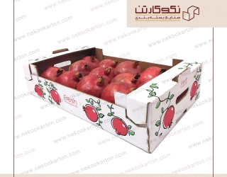 کارتن انار صادراتی  لیبل انار 