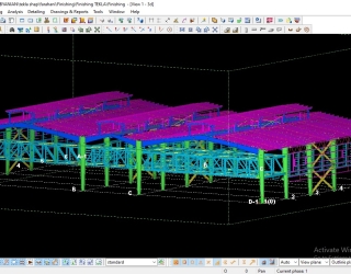 تهیه نقشه های شاپ دراوینگ سازه های فلزی با نرم افزار tekla