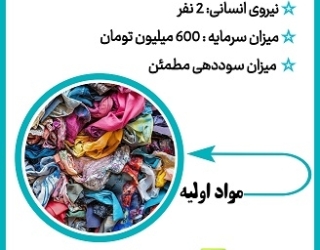 راه اندازی خط تولید الیاف از ضایعات پارچه 