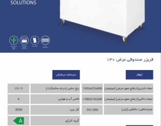 یخچال تاپینگ عرض 130